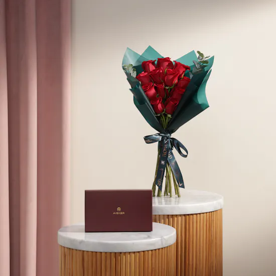 Aigner Monzio Black Men's Pen | Golden Celebrations Flowers