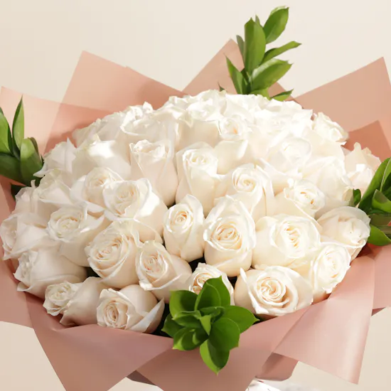 White Roses Bouquet