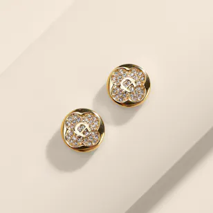 Aigner Aria Gold Tone Women's Earrings