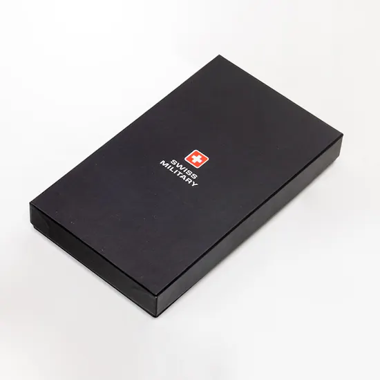 Swiss Military Black Passport Holder