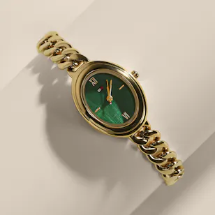 Tommy Hilfiger Demi Oval Gold Tone Women’s Watch