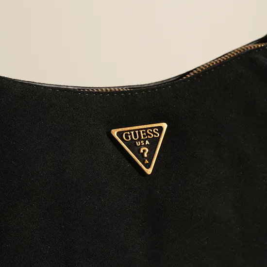Guess Black Amita Hobo Shoulder Bag