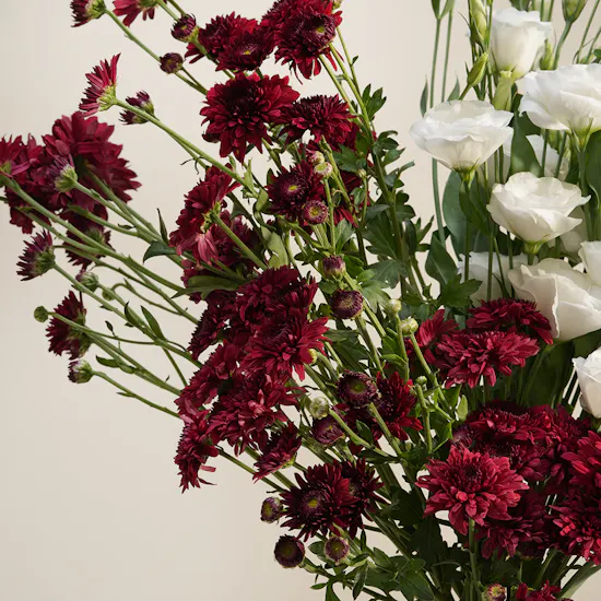 Deep Contrast Flower Vase
