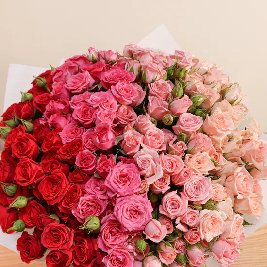 Classic Mixed Baby Rose Bouquet