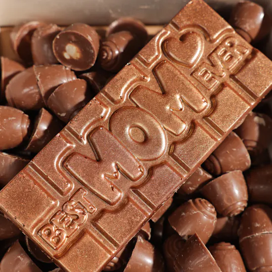 Ghazl Chocolatier Best Mom Ever Mini Chocolate Box | Serene Love Flowers