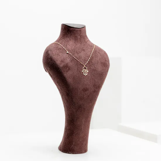 L'azurde Hamsa Necklace | Romantic Bouquet