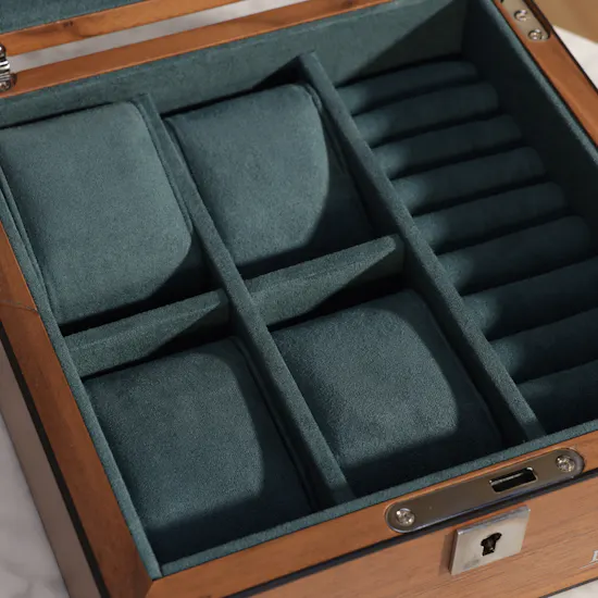 Heisse & Söhne Borneaux 4+ Walnut Watch Box