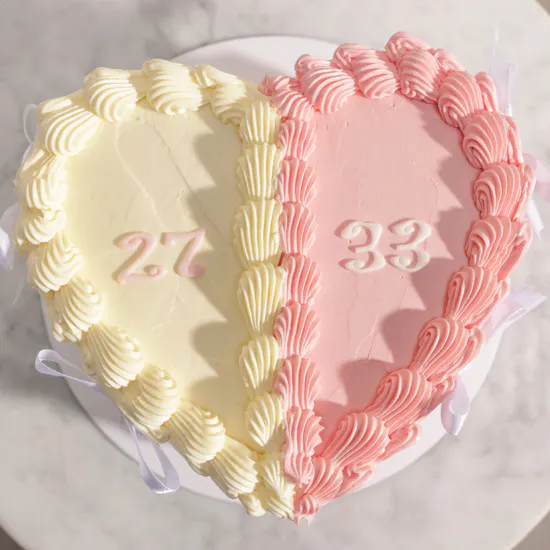Floward Personalized Oreo Heart Cake