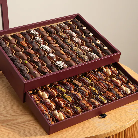 The Datery Double Deck Stuffed Dates Box