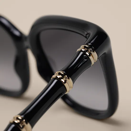 Gucci Square Black Women's Sunglasses