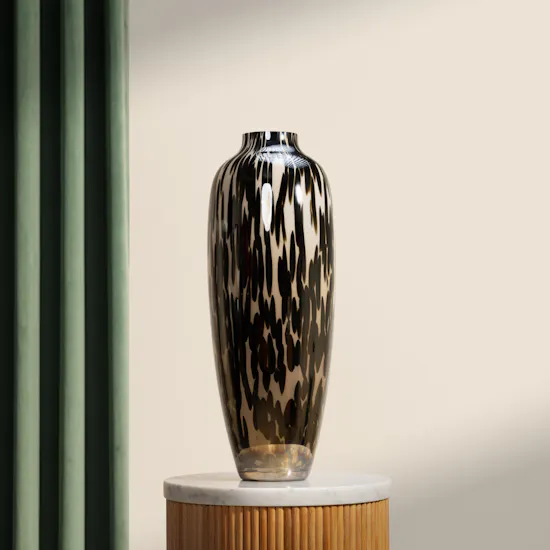 Floward Black Opal Unique Glass Vase