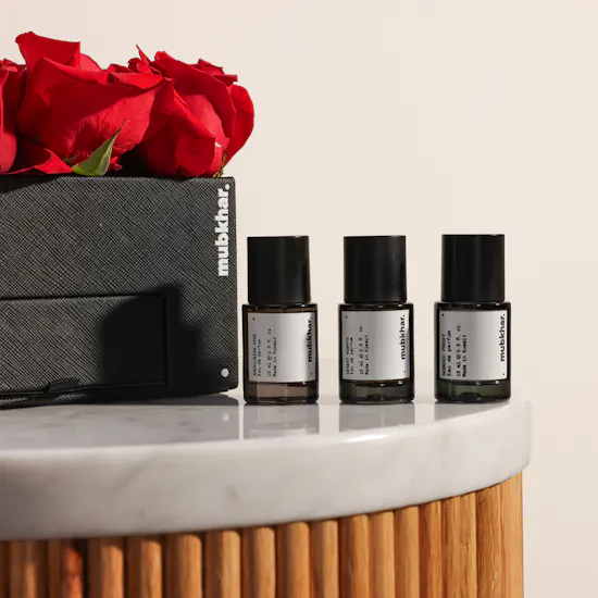 Mubkhar Citrus Essence Perfume Set | Red Rose Box