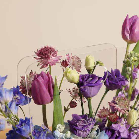 Royal Flowers | Acrylic Bag