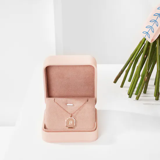 Floward Letter R Necklace | Nectar of Roses