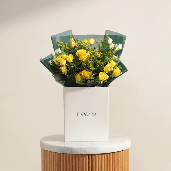 Sunlit Whisper Flowers Bouquet