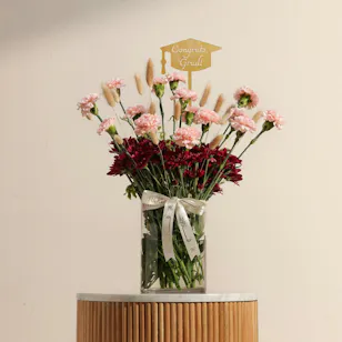 Graduation Flowers Vase Graduation Flowers Vase