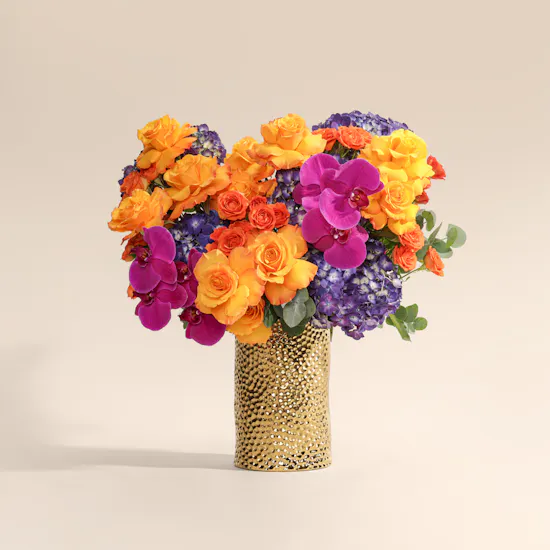 Sunset Muse Flower Vase