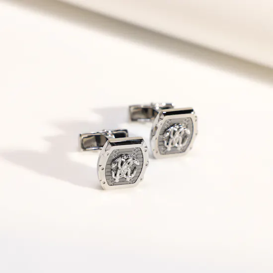 Roberto Cavalli Silver Men's Cufflinks