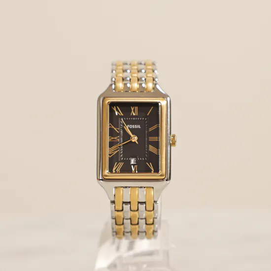 Fossil Raquel Two-Tone Women's Watch and Bracelet Set
