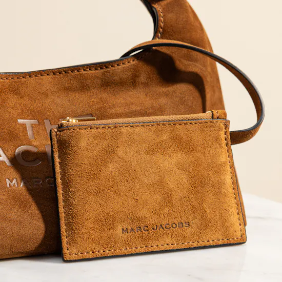 Marc Jacobs The Suede Mini Sack Brown Bag