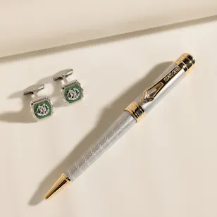 Roberto Cavalli Elegant Pen and Cufflinks Men's Set