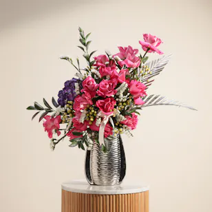 Colors of Passion Flowers Vase