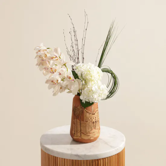 White Whisper Keramos Vase
