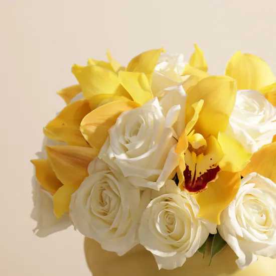 Golden Muse Flower Vase