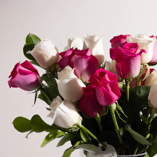 Vibrant Roses Vase