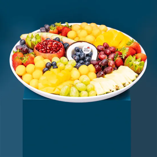 Fruitful Day Deluxe Happy Birthday Platter | 40 cm
