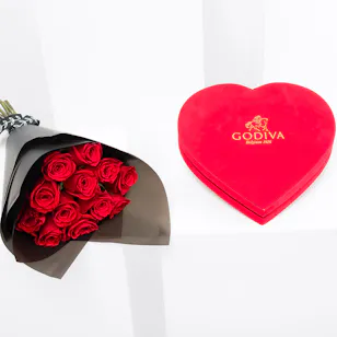  Godiva Heart Box | 12 Chocolates