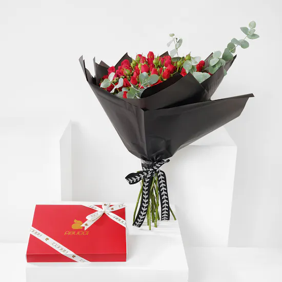 Abucci Chocolate Box | Amour Roses