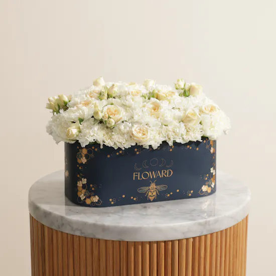 Golden Petal Flower Box