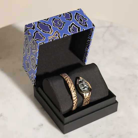 Just Cavalli Signature Snake Glam Evo 8 Solo Watch for Women