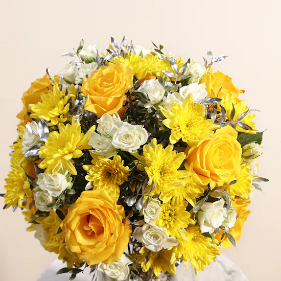 Golden Birthday Vase