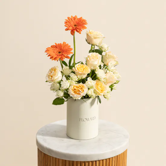 Golden Bloom Flower Box
