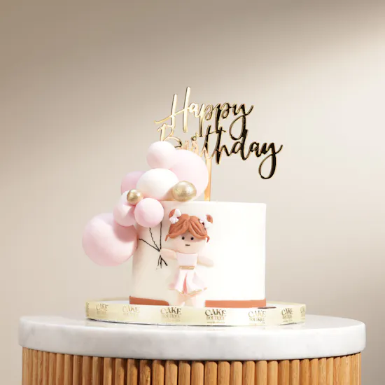 Cake Boutique Girl Birthday Cake