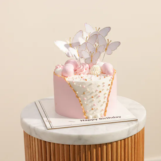 Floward Happy Birthday Butterfly Cake