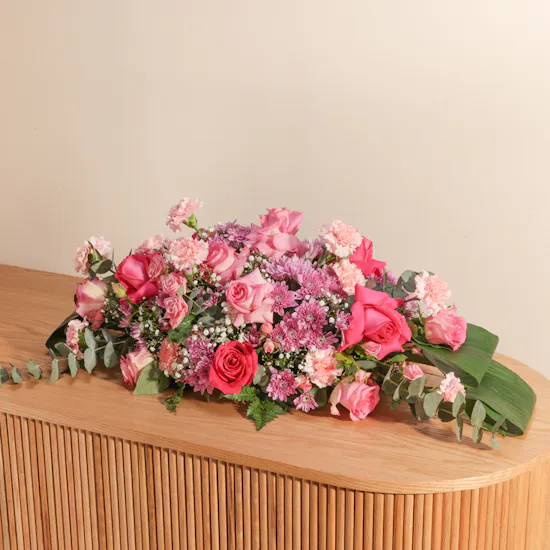 Rosy Petal Harmony Centerpiece