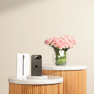 Apple iPhone Air Space Black 256GB | Blush of Gratitude Flowers