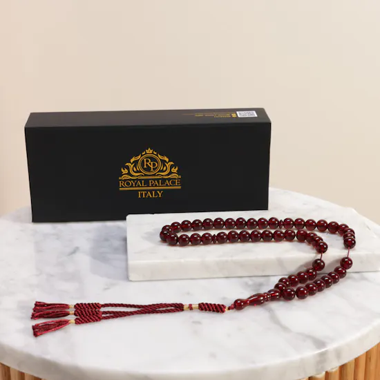 مسبحة ماجون مسحوق العنبر البولاندي من رويال بالاس