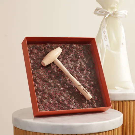 Patchi Chocolate Bar And Hammer Box | Gorgeous Flowers Bouquet