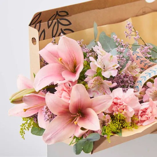Charbonnel et Walker Blue Mini Heart Truffles Box| Flowers Letterbox