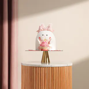 Floward Pink Bunny Cake
