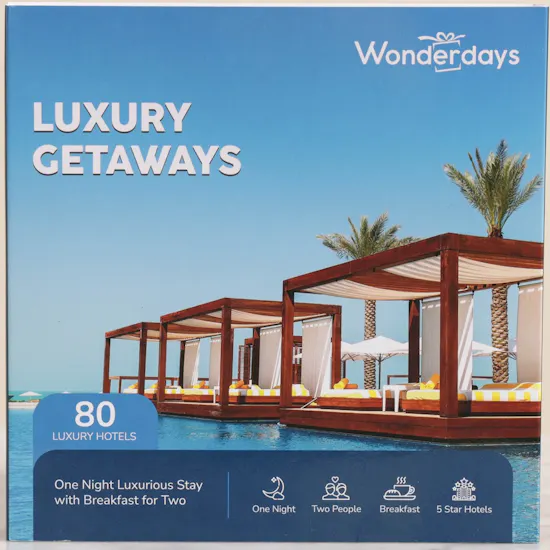 Wonder Gifts Luxury Getaway Voucher