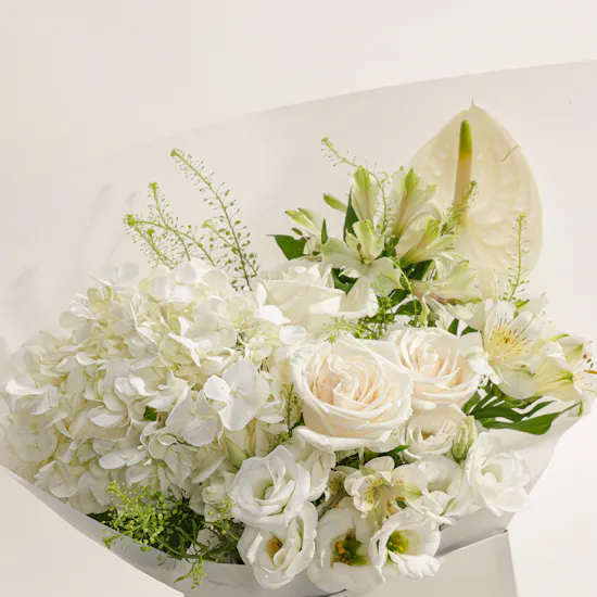 Ivory Stillness Flower Bouquet