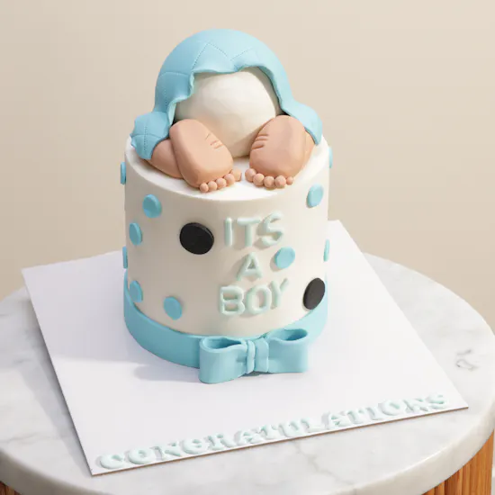 Floward Baby Born Boy Cake