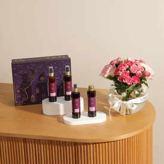 Forest Essentials Lime Saffron and Oudh Collection | Royal Vase