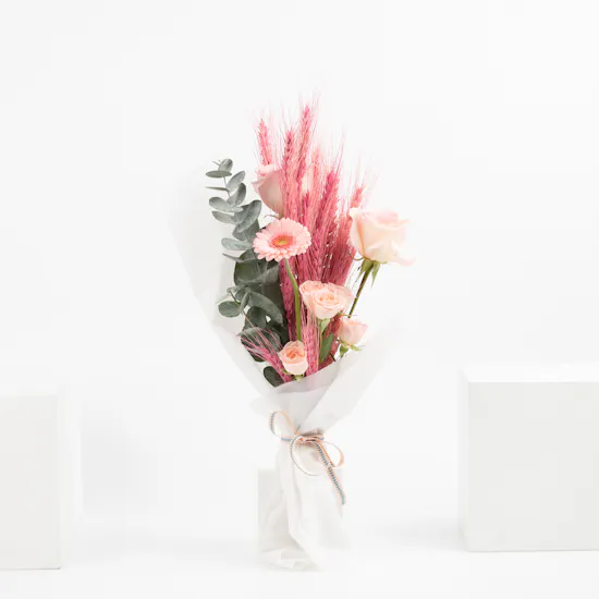 Pink Brilliance | Gerberas & Roses