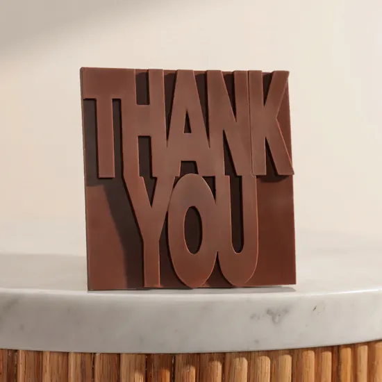 Soucolat Thank you Chocolate Bar | 140 g